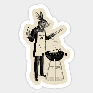 Bunny BBQ (Vegan AF) Sticker